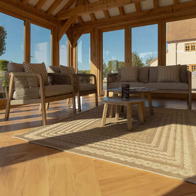 Maze - Martinique Rope Weave 2 Seat Sofa Set with 2 Lounge Armchairs & 2 Round Coffee Tables product image