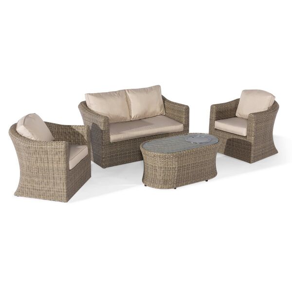Maze - Winchester 2 Seat Rattan Sofa Set with Fire Pit Coffee Table product image