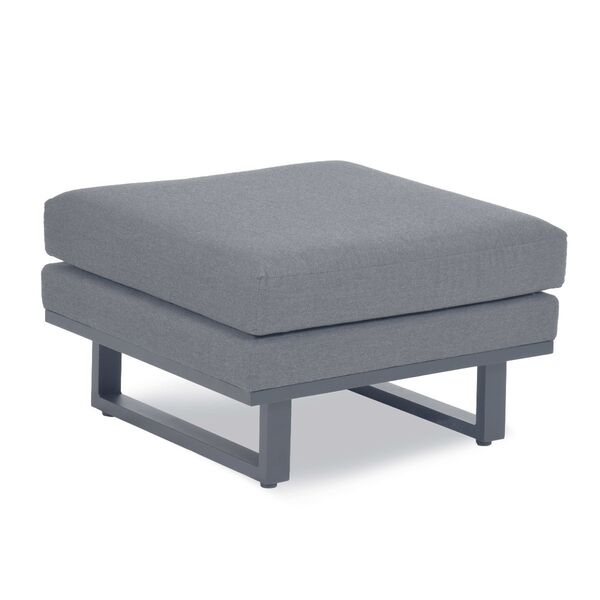 Maze - Outdoor Fabric Ethos Footstool - Flanelle product image
