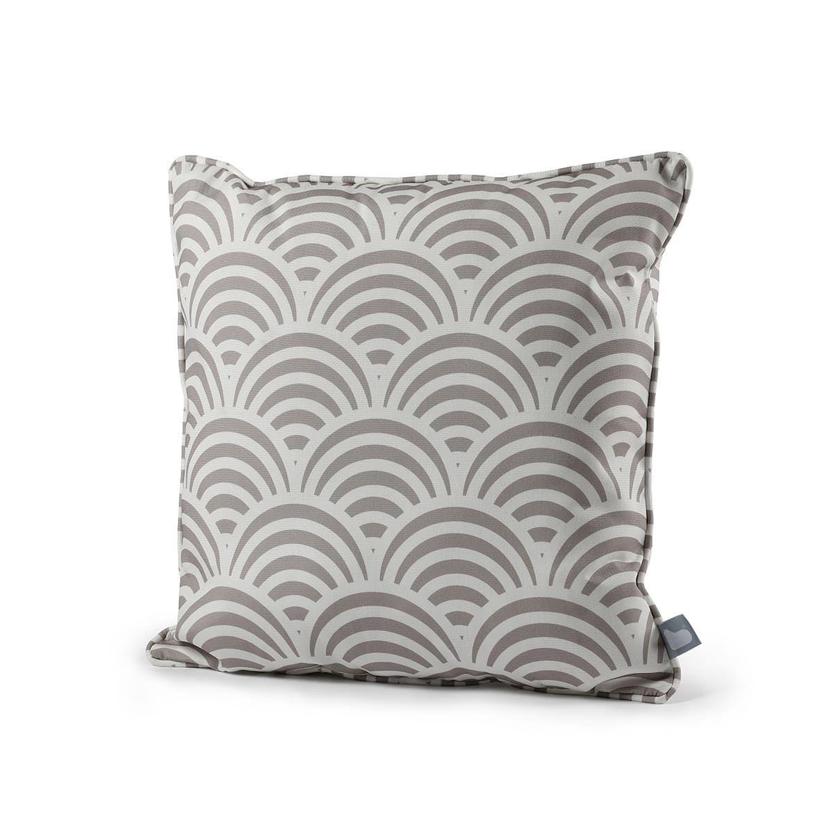 Maze - Pair Of Outdoor Scatter Cushion (50x50cm) - Shell Silver Grey product image
