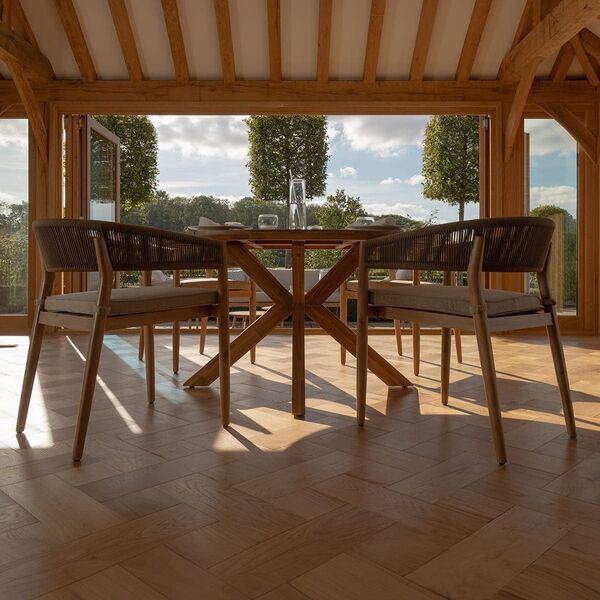 Maze - Porto Rope Weave 4 Seat Round Dining Set product image
