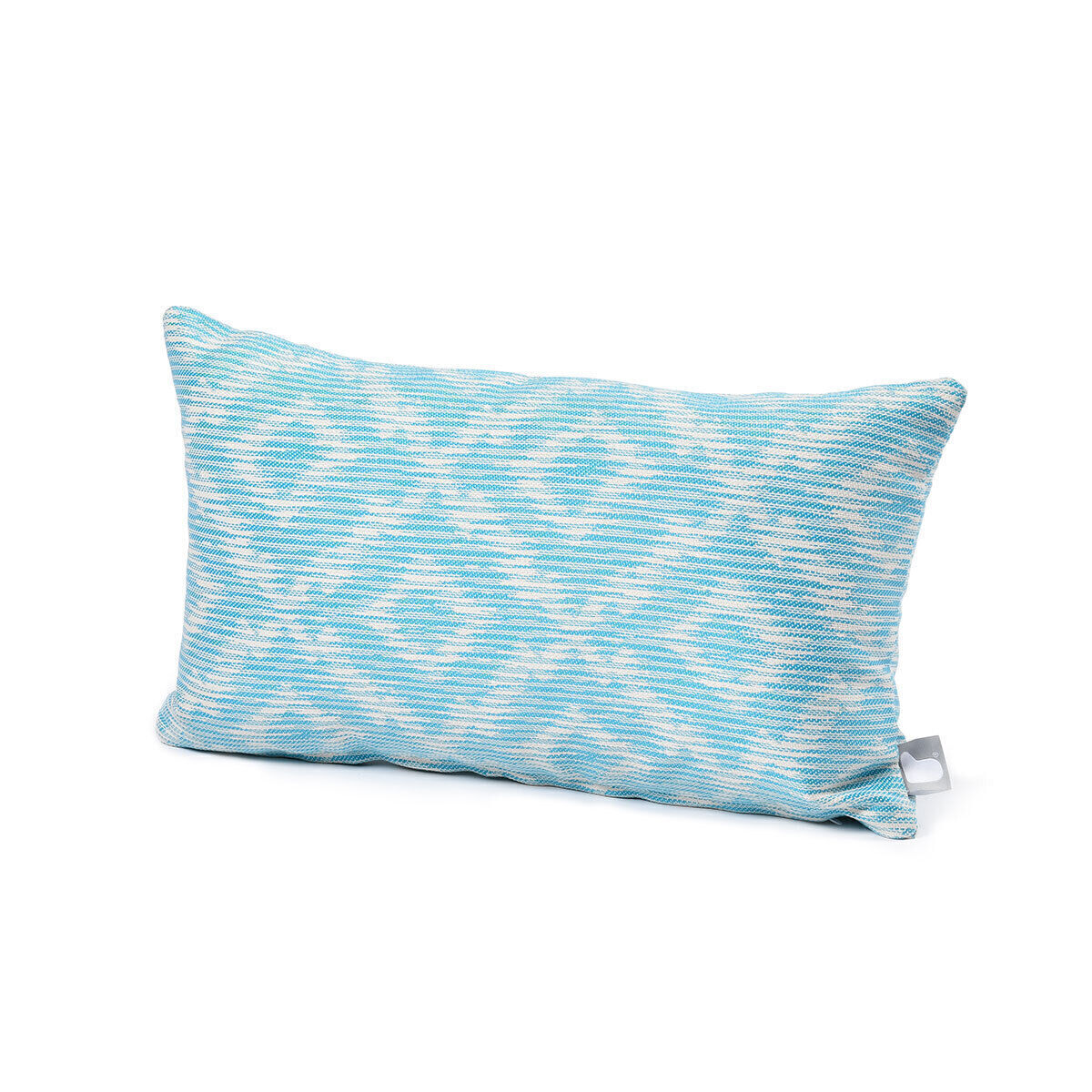 Maze - Pair of Outdoor Bolster Cushions (30x50cm) - Santorini Blue product image