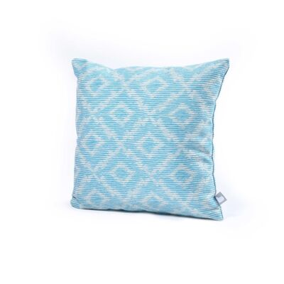 Maze - Pair of Outdoor Scatter Cushion (50x50cm) - Santorini Blue product image
