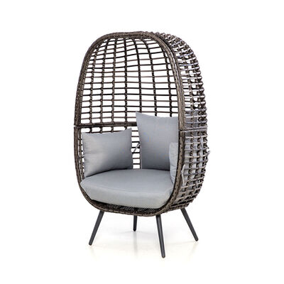 Maze - Riviera Rattan Pod Chair - Grey product image