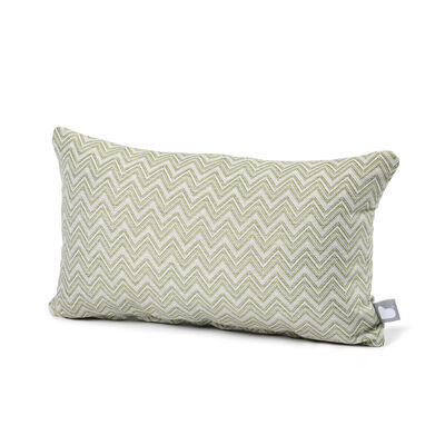 Maze - Pair of Outdoor Bolster Cushions (30x50cm) - Polines Green product image