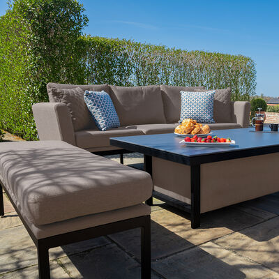 Maze - Outdoor Fabric Pulse 3 Seat Sofa Set with Rising Table - Taupe product image