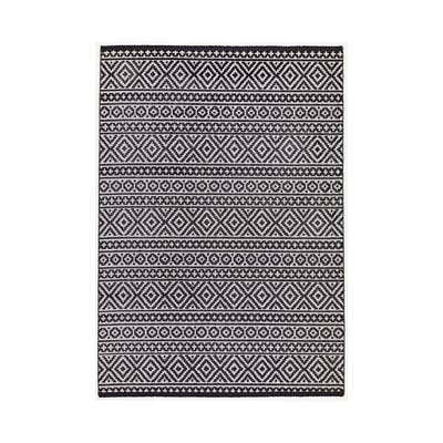 Jazz - Aztec Grey / Black Indoor and Outdoor Rug - 290cm x 190cm product image