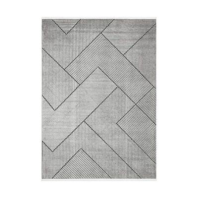 Jazz - Geometric Grey Indoor and Outdoor Rug - 220cm x 160cm product image