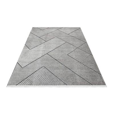 Jazz - Geometric Grey Indoor and Outdoor Rug - 290cm x 190cm product image
