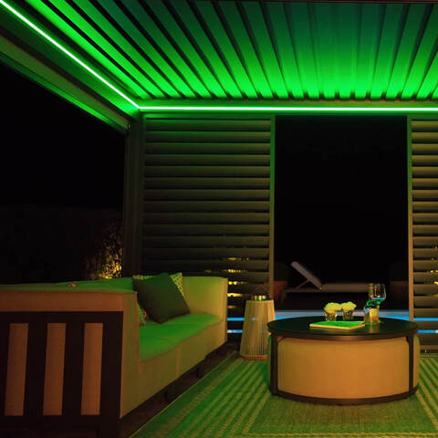 Pergola LED Lights - Green